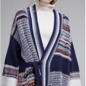 Anthropologie Sleeping on Snow Wrap Cardigan EUC- Medium